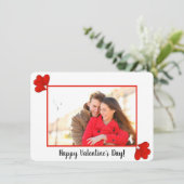 白と赤の写真と赤いハートの風船 シーズンカード (スタンド正面)