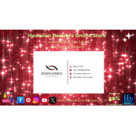 白と赤の名刺12パック100 名刺