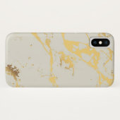 白と赤の大理石 Case-Mate iPhoneケース (裏面(横))