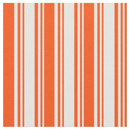 白と赤の線のパターン ファブリック (クローズアップ)