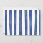 白と赤の野球の写真招待状 招待状 (裏面)