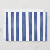 白と赤の野球の誕生日写真招待状 招待状 (裏面)