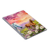 白と赤の馬 ノートブック (右側)