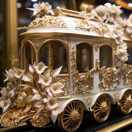 白と金の列車 蒸気機関車 ネクタイ