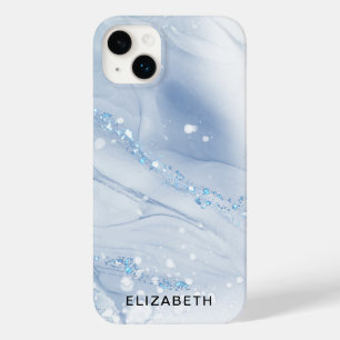 白と金の大理石ラメ オリジナルデザイン対応 Case-Mate iPhone 14 PLUSケース
