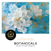 白と金の花のウェディングデコパージュ 薄葉紙