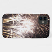 白と金の花火 パトリオティックな祝祭 Case-Mate iPhoneケース (裏面(横))