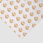 白と金ゴールドのクリスマスオーナメント 薄葉紙 (詳細)