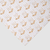 白と金ゴールドのクリスマスベル 薄葉紙 (詳細)