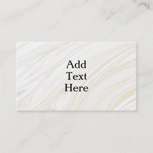 白と金ゴールドの大理石エンクロージャカード エンクロージャーカード (正面)