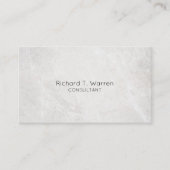 白と金ゴールドの大理石プロフェッショナル名刺 名刺 (正面)