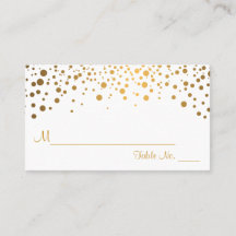 白と金ゴールドの山形と紙吹雪のドット2