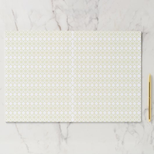 白と金ゴールドの幾何学模様 ペーパーパッド (インサイチュ)