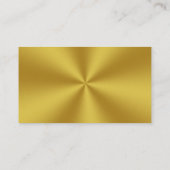白と金ゴールドの新フェイクしいアドレスの挿入 エンクロージャーカード (裏面)