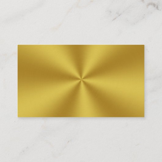 白と金ゴールドの新フェイクしいアドレスの挿入 エンクロージャーカード (裏面)