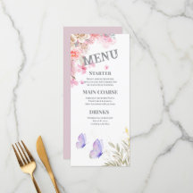 白と金ゴールドの水色のブライダルシャワー招待状