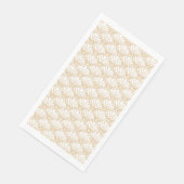 白と金ゴールドの花モチーフ (コーナー)