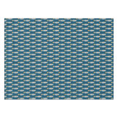 白と金ゴールドナツクラッカー小テーブルクロス テーブルクロス (正面(横))