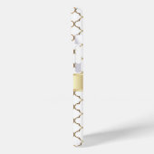 白と金ゴールドモロッコ | DIY名 Case-Mate iPhoneケース (裏面 / 左)