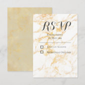 白と金ゴールド大理石 (正面/裏面)