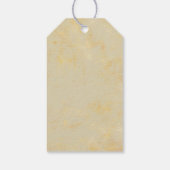 白と金ゴールド大理石 ギフトタグ (裏面)