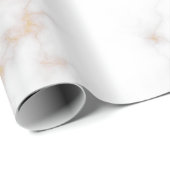 白と金ゴールド大理石 ラッピングペーパー (ロールコーナー)