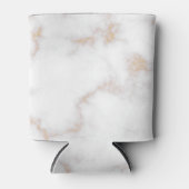 白と金ゴールド大理石 缶クーラー (正面)