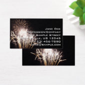 白と金ゴールド花火I愛国的お祝い (デスク)