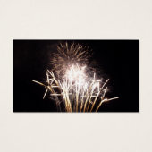 白と金ゴールド花火I愛国的お祝い (裏面)