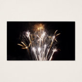 白と金ゴールド花火II愛国的お祝い (裏面)