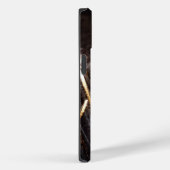 白と金ゴールド花火II愛国的お祝い Case-Mate iPhoneケース (裏面 / 右)