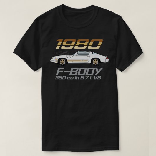 白と金ゴールド Tシャツ (デザイン正面)