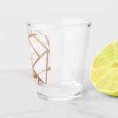 白と金色の大理石 ショットグラス (右)