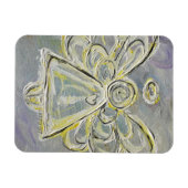 白と銀のガーディアンエンジェルカスタムマグネット マグネット (横)