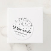 白と銀の紙吹雪を愛する フェイバータグ (インサイチュ)