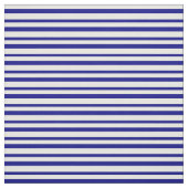 白と青のストライプ ファブリック (見本)