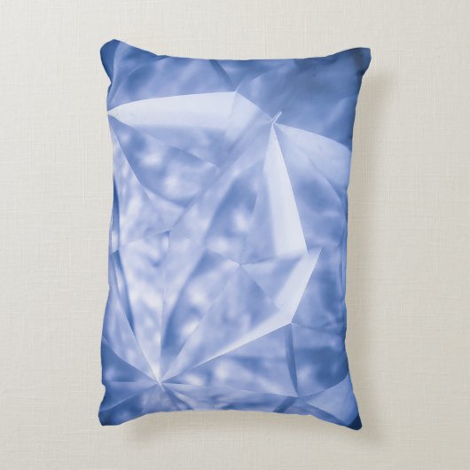 白と青のスーツのジャケット アクセントクッション (裏面(縦))