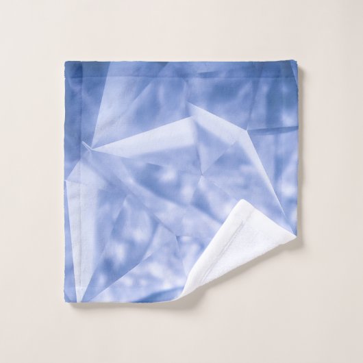 白と青のスーツのジャケット ウォッシュタオル (ウォッシュタオル)