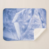 白と青のスーツのジャケット シェルパブランケット (正面(横))