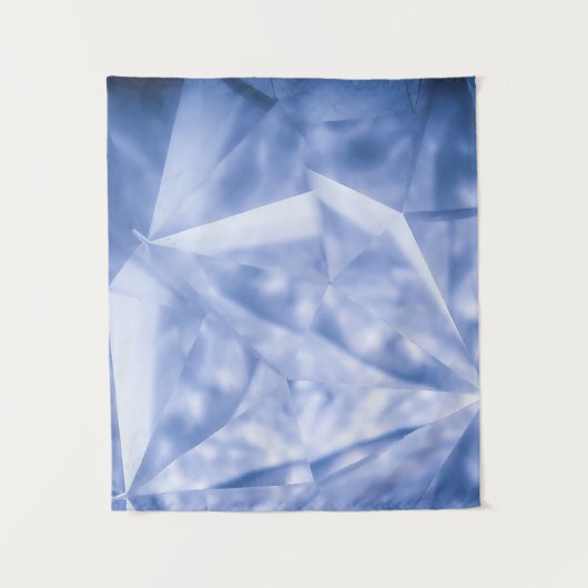 白と青のスーツのジャケット タペストリー (正面)