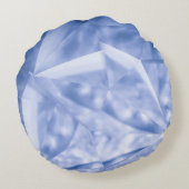 白と青のスーツのジャケット ラウンドクッション (裏面)