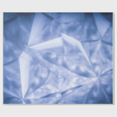 白と青のスーツのジャケット ラッピングペーパー (フラット)