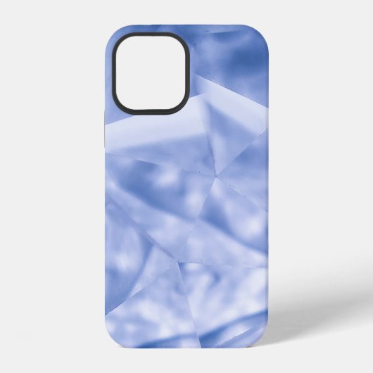 白と青のスーツジャケット iPhoneケース (裏面)
