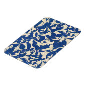 白と青のハトRijksmuseumアムステルダム マグネット (左側)