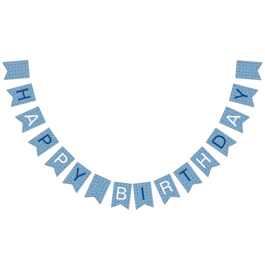 白と青のパターンアゲハチョウのバンティングフラグ バンティングフラッグ (全)