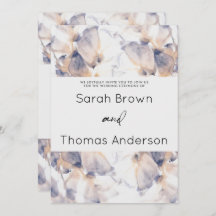 白と青のパテレフローラエレガントな結婚式