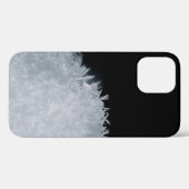 白と青の抽象芸術絵画 Case-Mate iPhoneケース (裏面 (横))