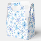 白と青の氷と雪 フェイバーボックス (オープン)