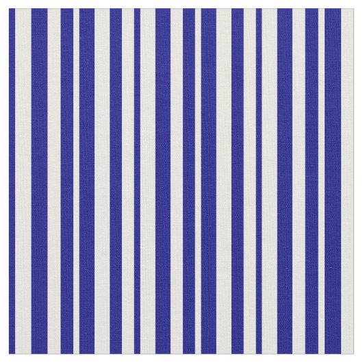 白と青ストライプの/線のパターン ファブリック (クローズアップ)