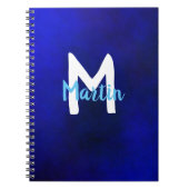 白と青 ノートブック (正面)